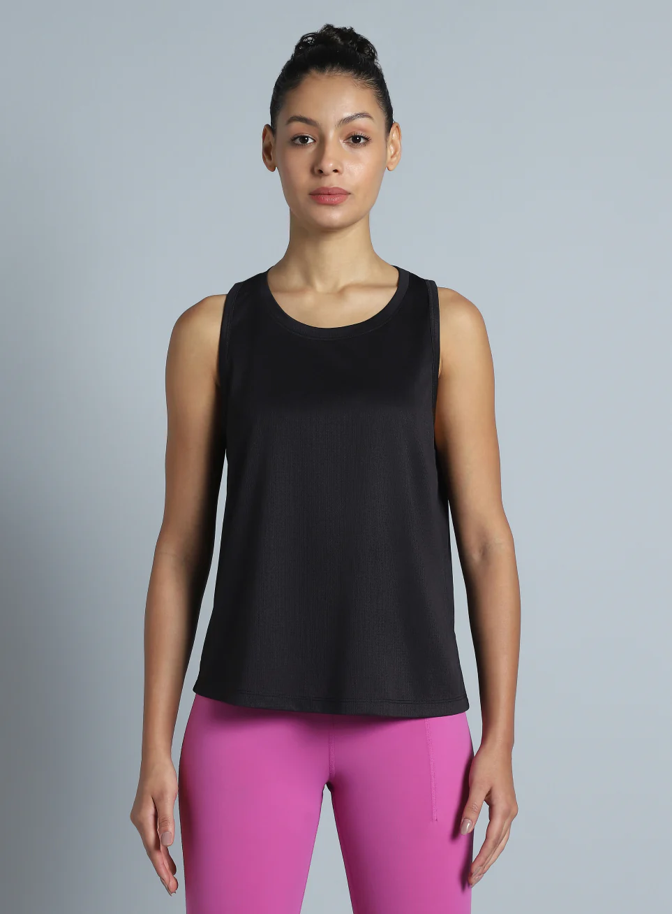Women's Black Dance Flow Tank - Image 4