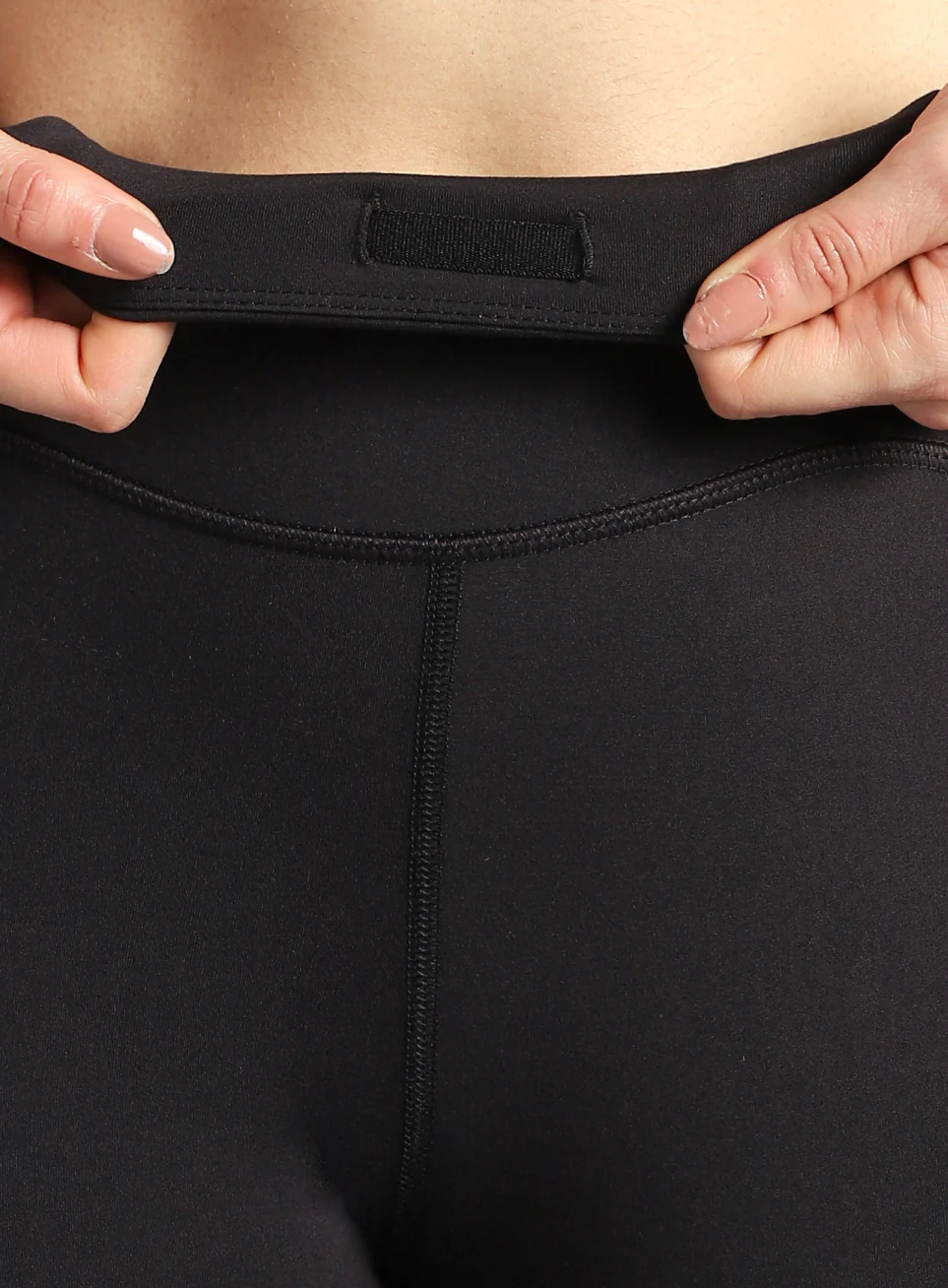 Women's Black Dance Flow Tights - Image 9