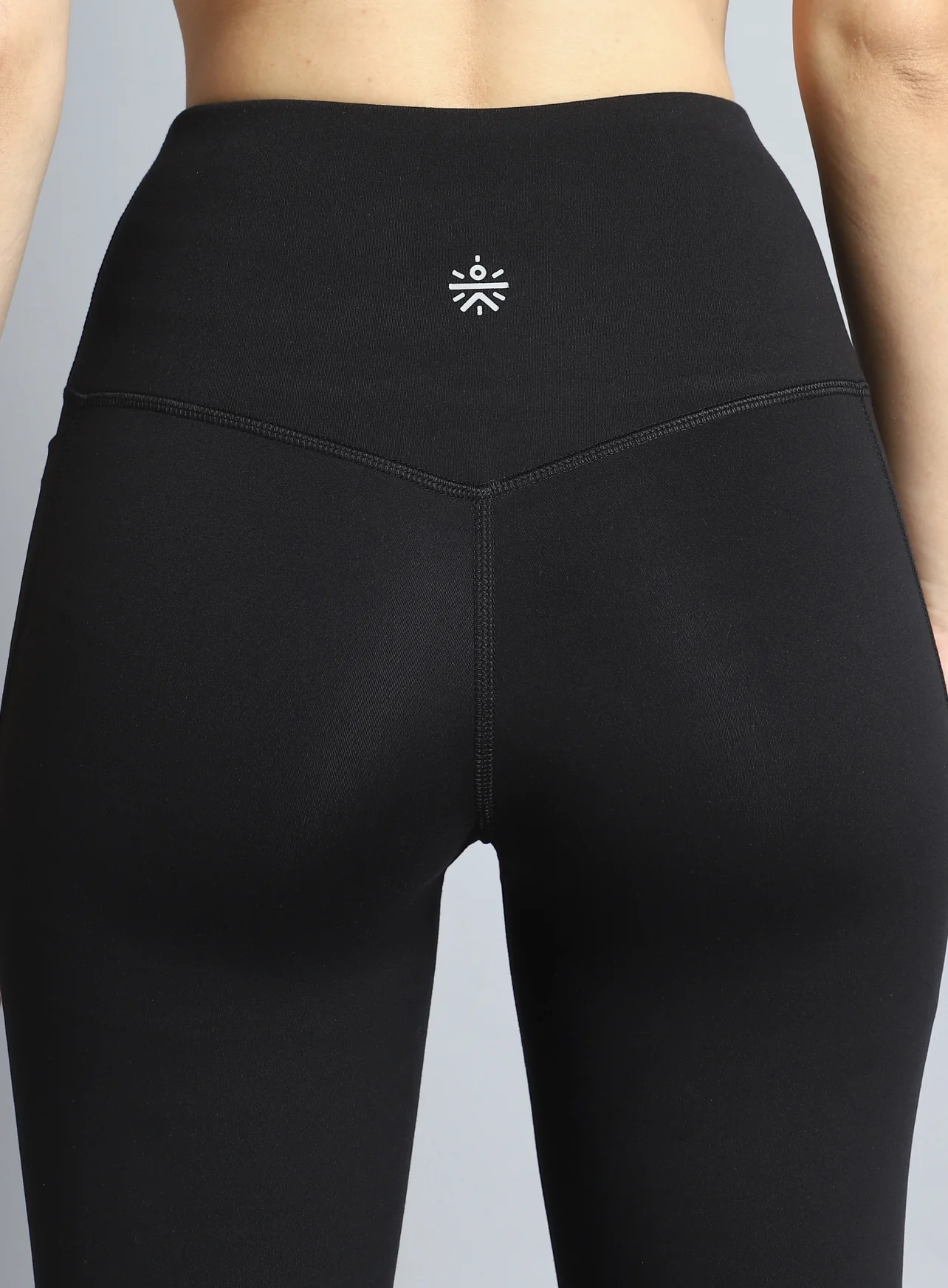 Women's Black Dance Flow Tights - Image 8