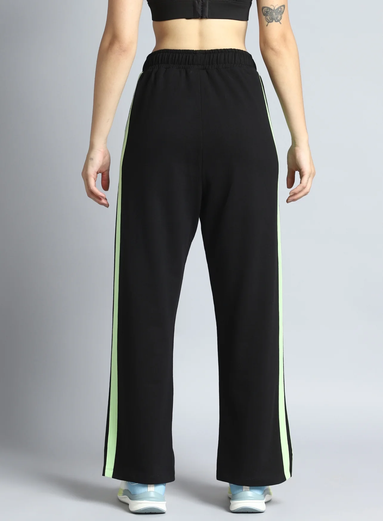 Women's Black Dance Flow Trackpants - Image 6
