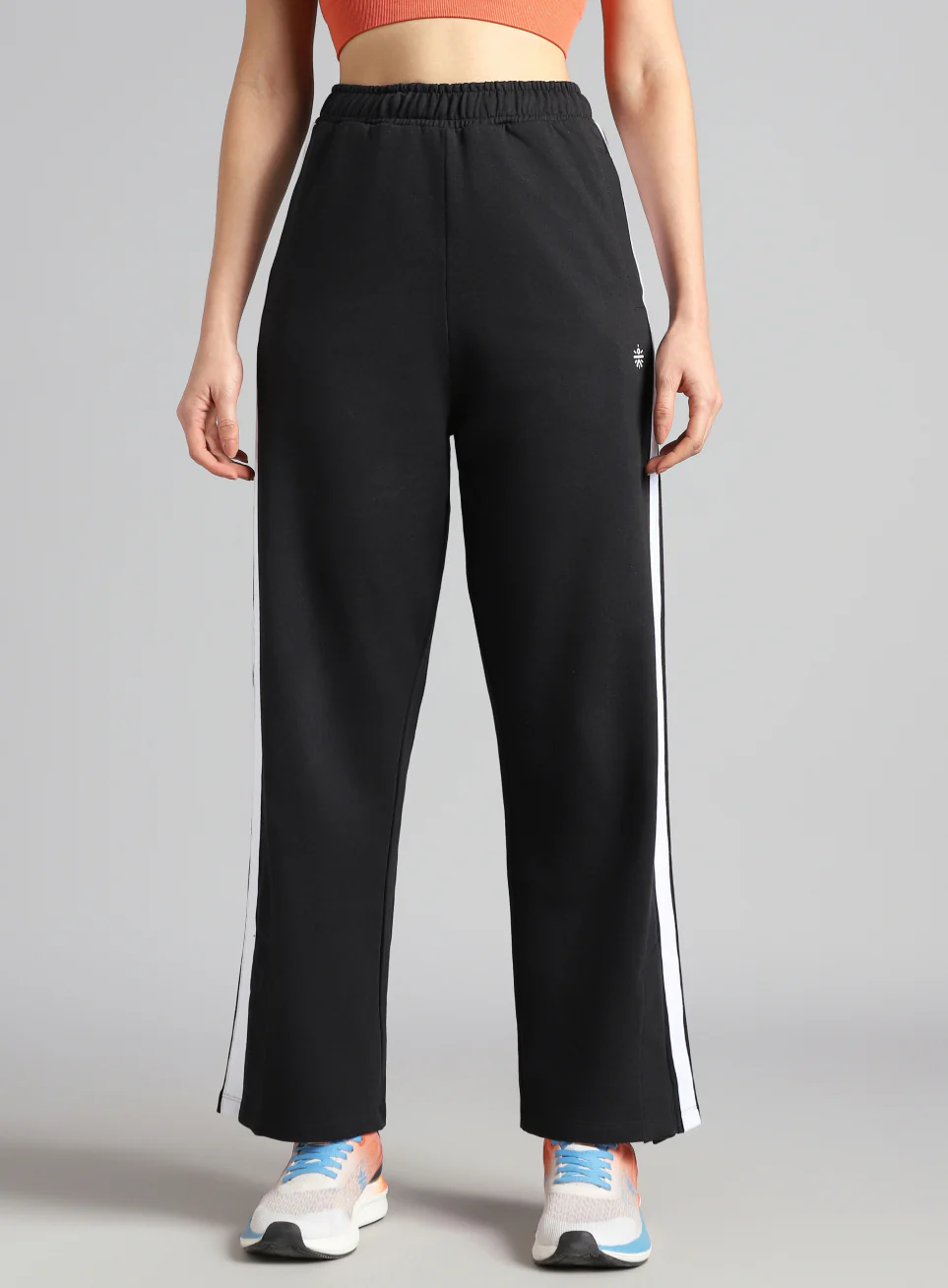 Women's Black Dance Flow Trackpants - Image 4