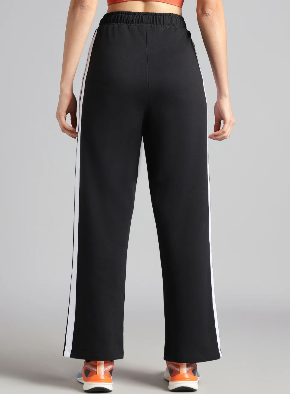 Women's Black Dance Flow Trackpants - Image 6
