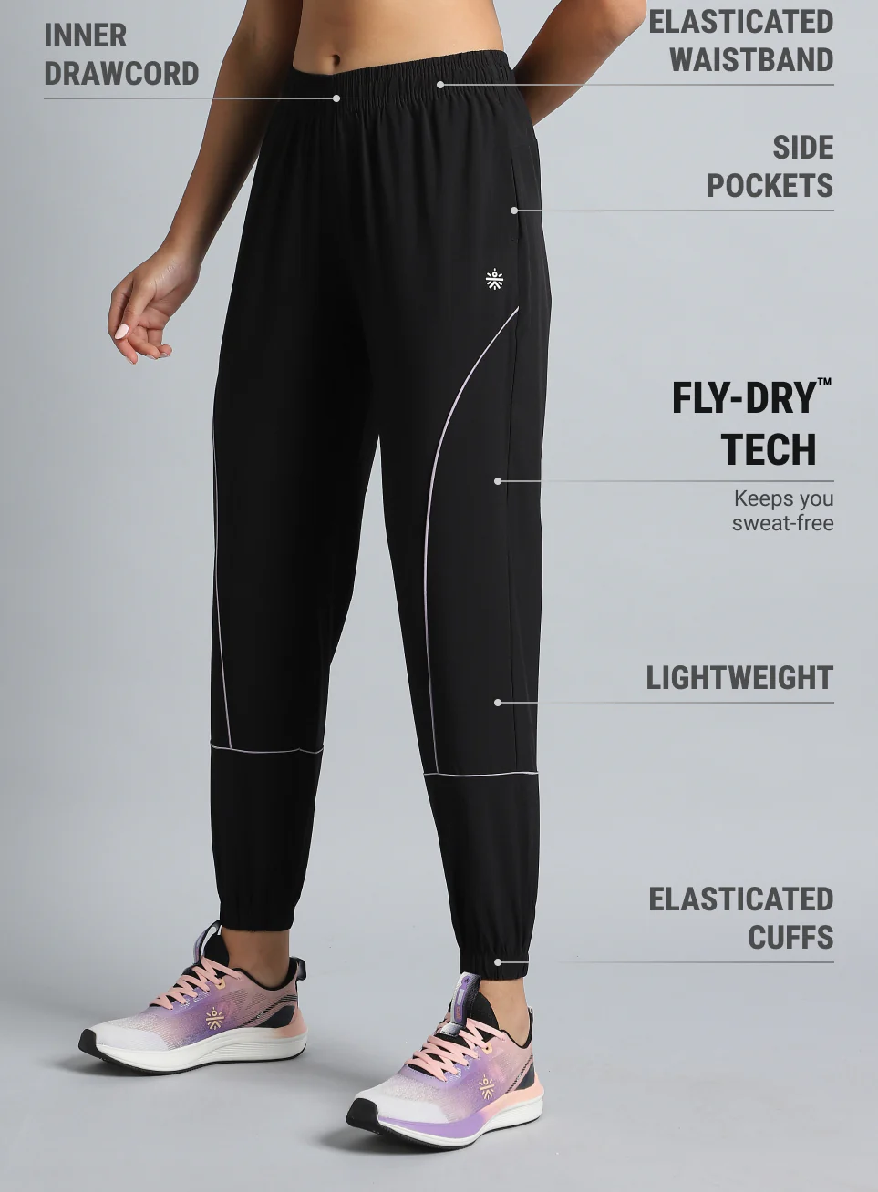 Women's Black Dance Off Joggers - Image 5