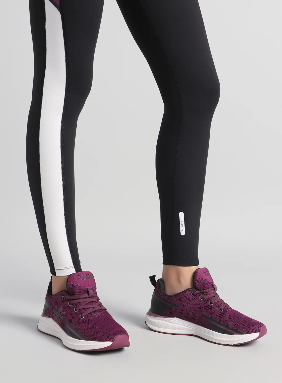 Women's Black Energy Pop Performance COMFlex Tights - Image 7
