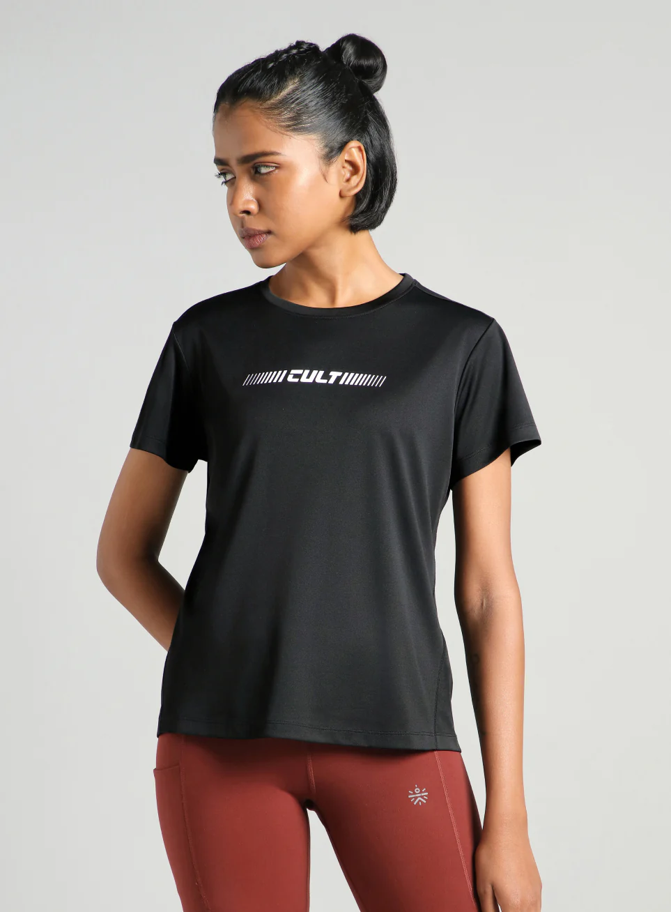 Women's Black Everyday Performance T-shirt - Image 4