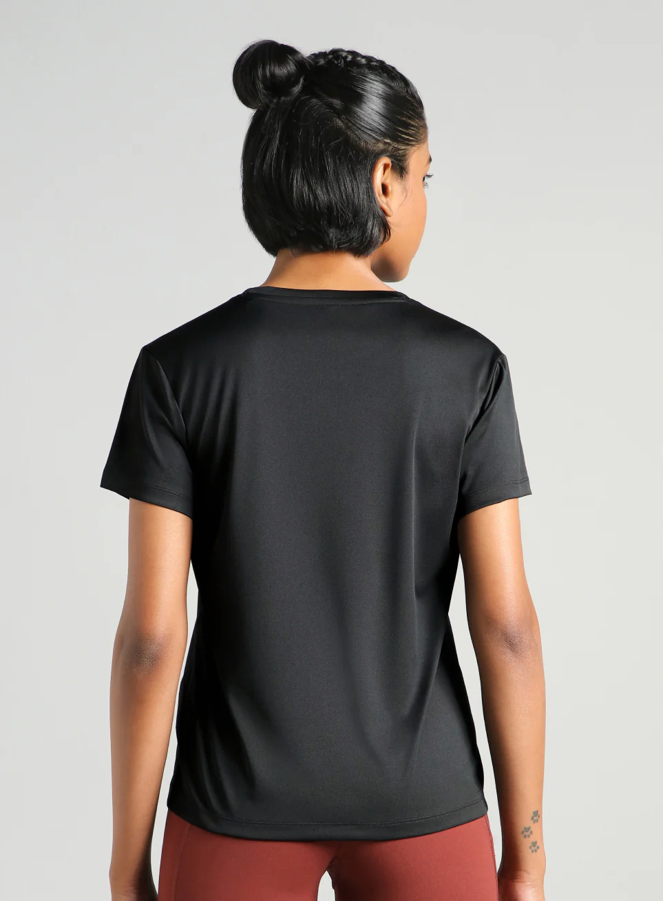 Women's Black Everyday Performance T-shirt - Image 6