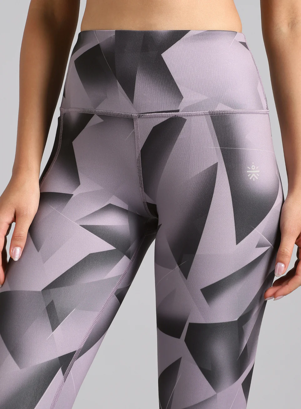 Women's Black Feel the Beat Printed Tights - Image 8