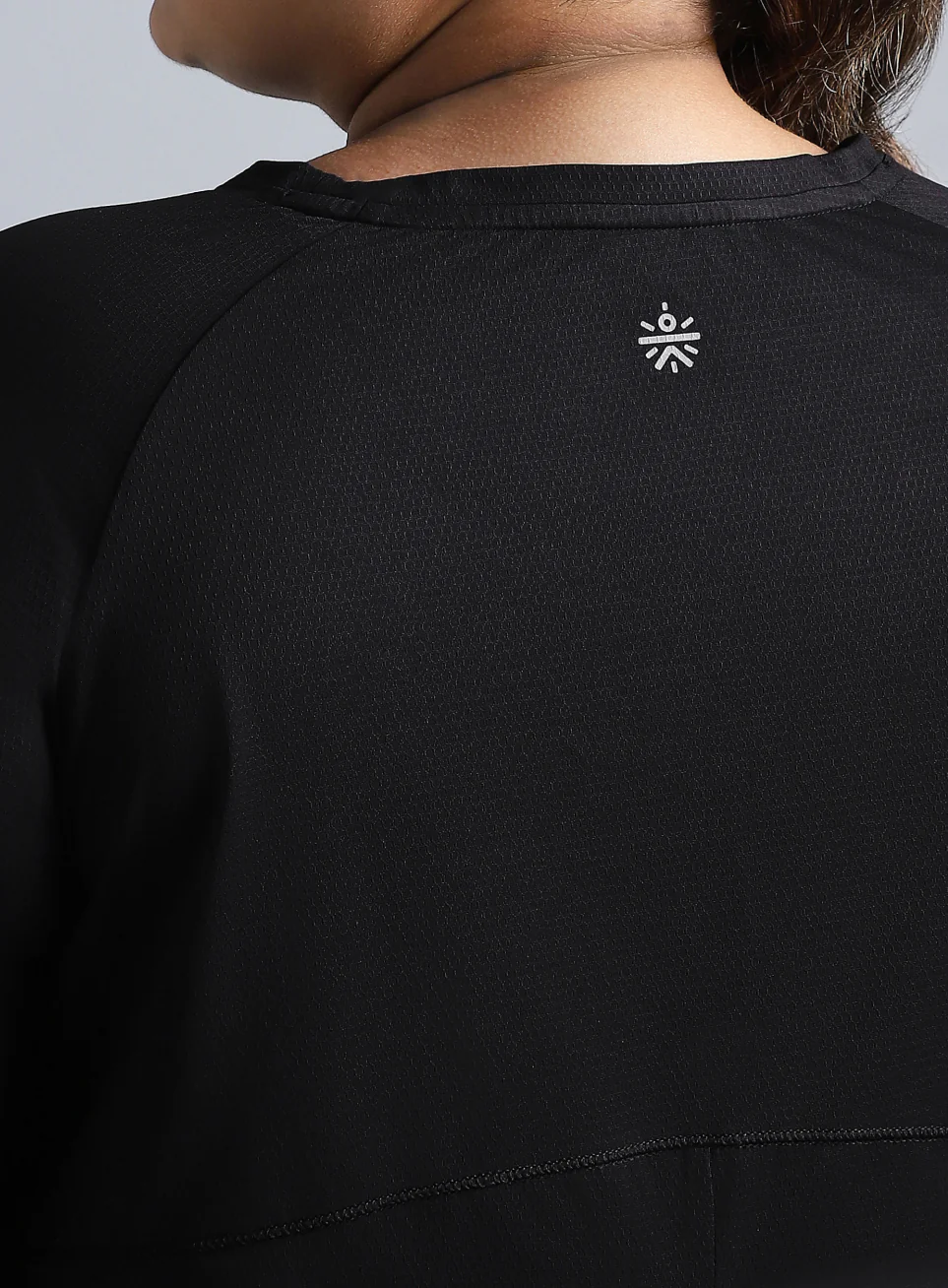 Women's Black Flow HIIT Plus Size Top - Image 9