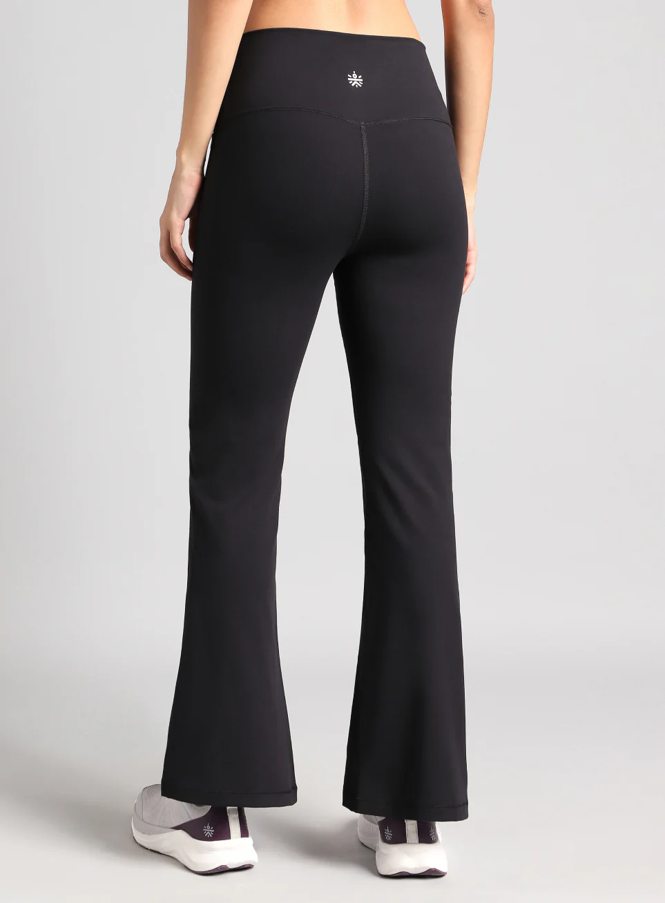 Women's Black Flow Training COMFlex Flare Pants - Image 6