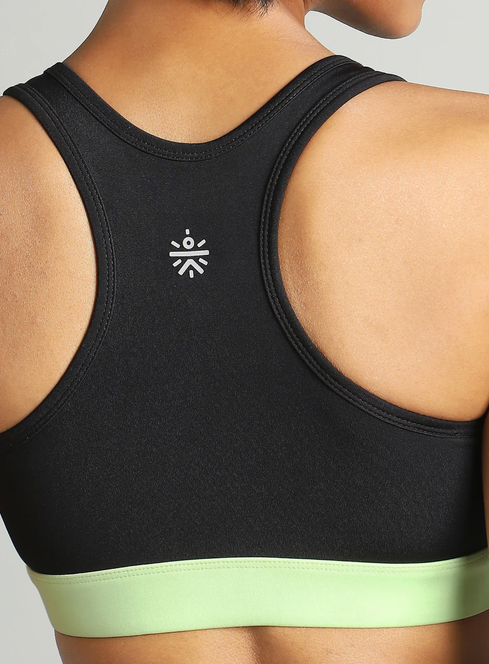 Women's Black Front Zip High Support Training Bra - Image 9