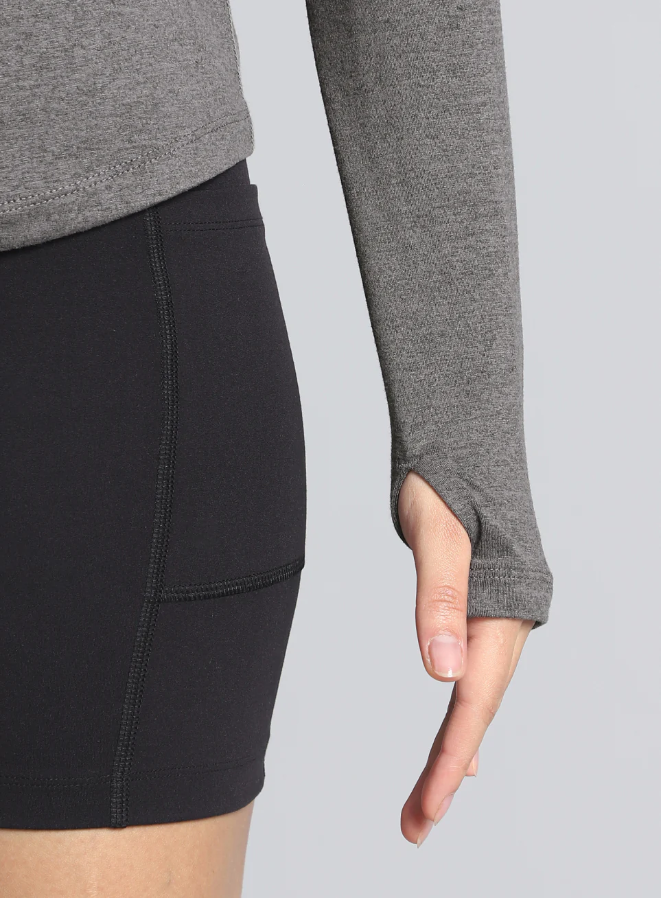 Women's Black Half Zip All Weather Performance Jacket - Image 9