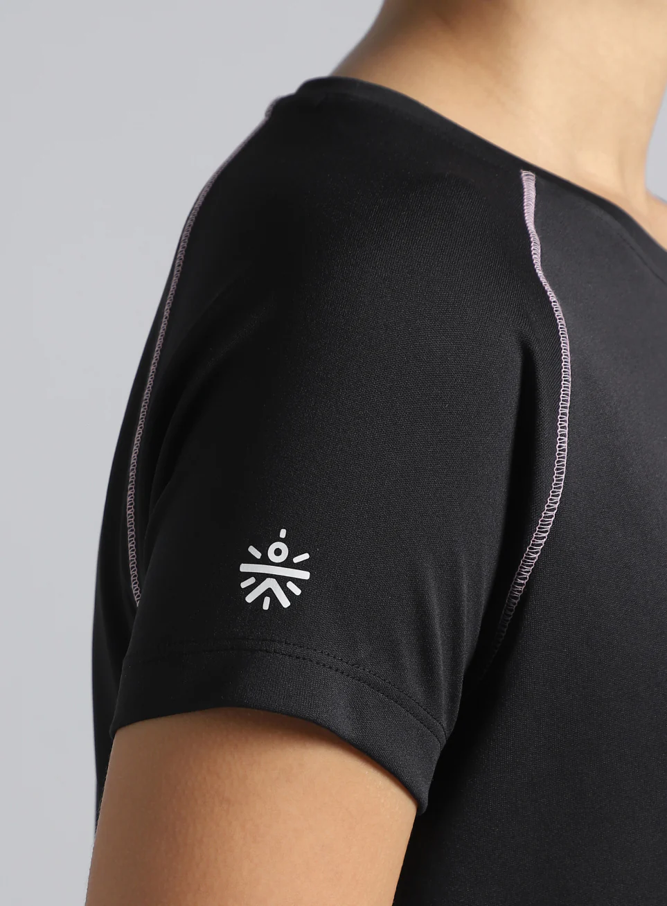 Women's Black HIIT Recycled Poly Performance T-shirt - Image 8