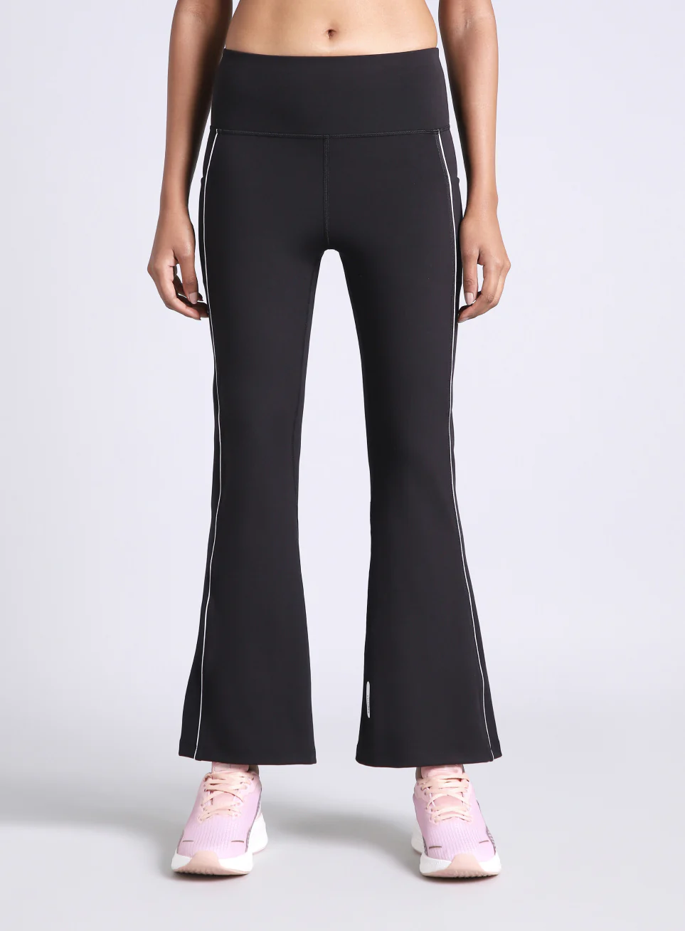 Women's Black Hype Up Flare COMFlex Flarepants - Image 4