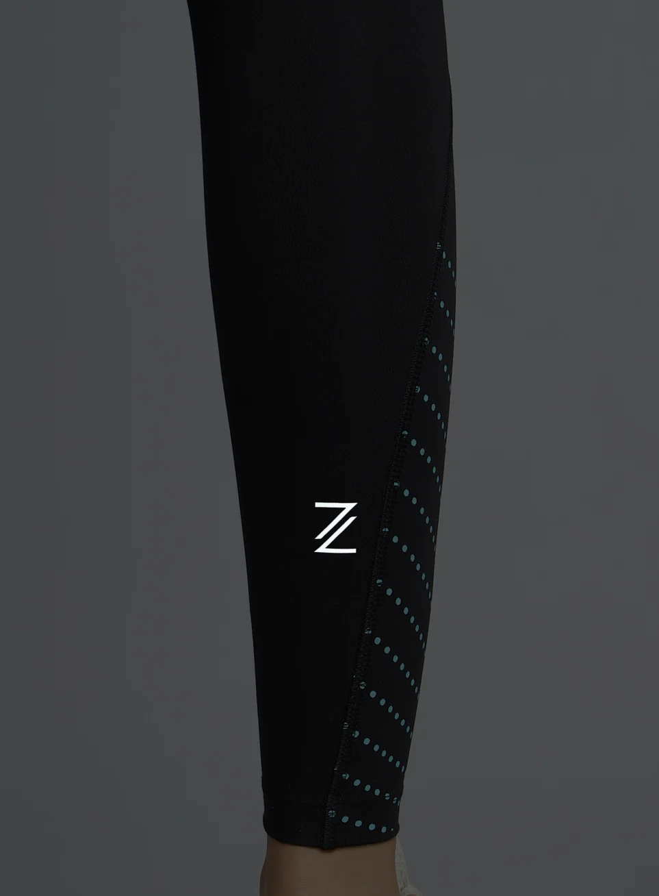 Women's Black Impact Running Tights - Image 10