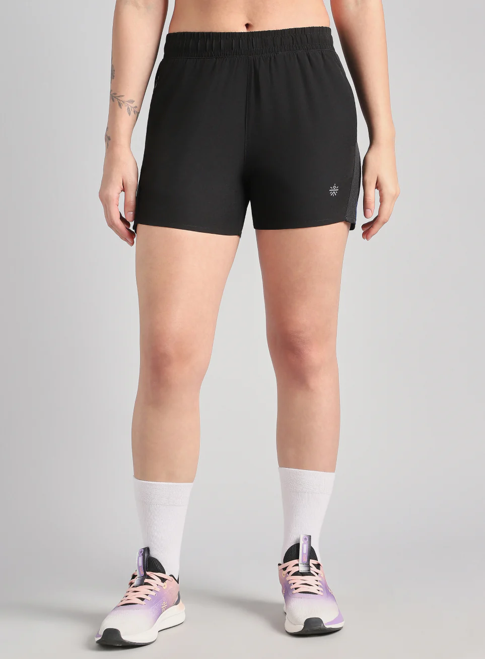 Women's Black In Motion Run Shorts - Image 4