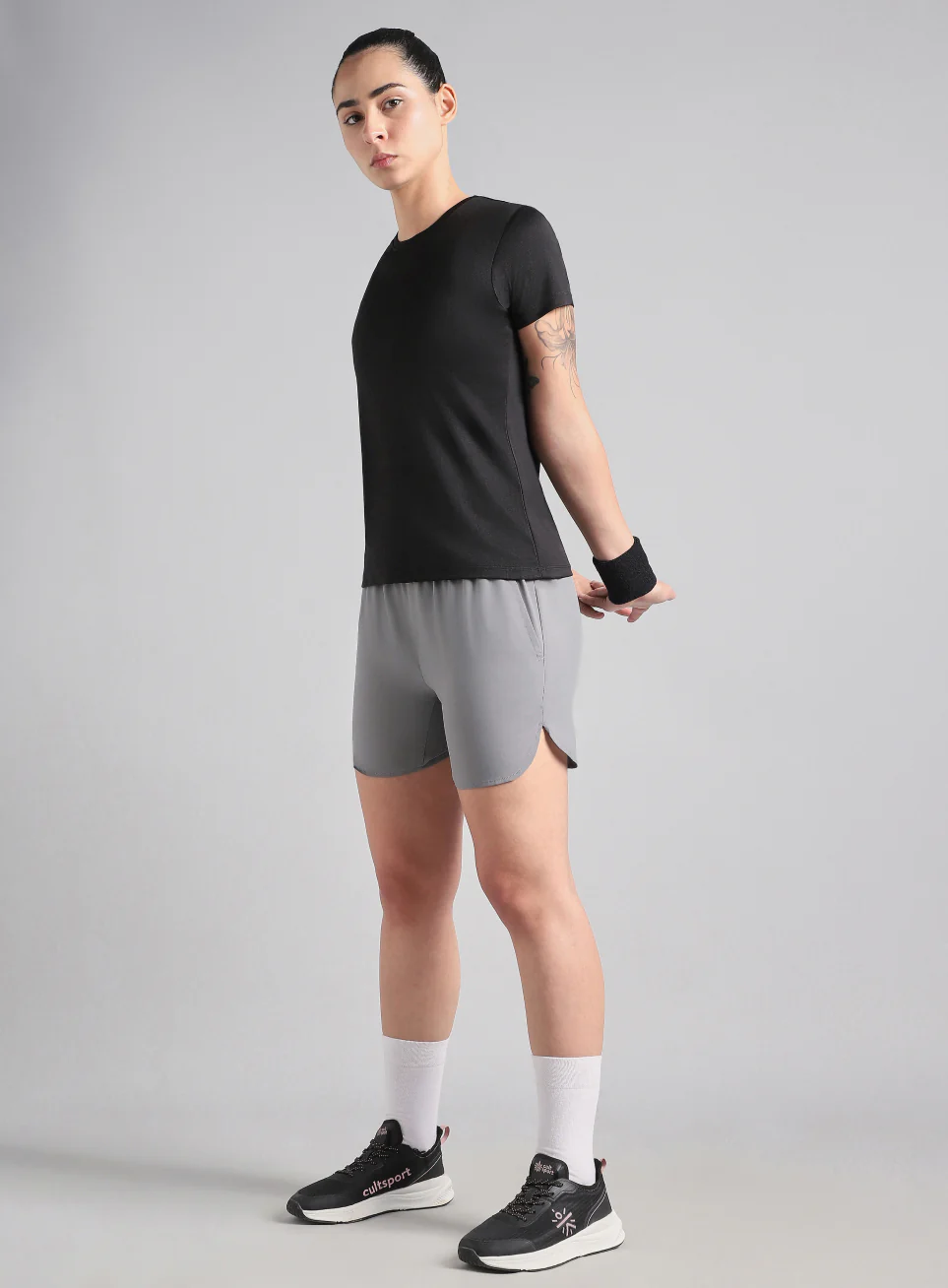 Women's Black Everyday Performance T-Shirt - Image 3