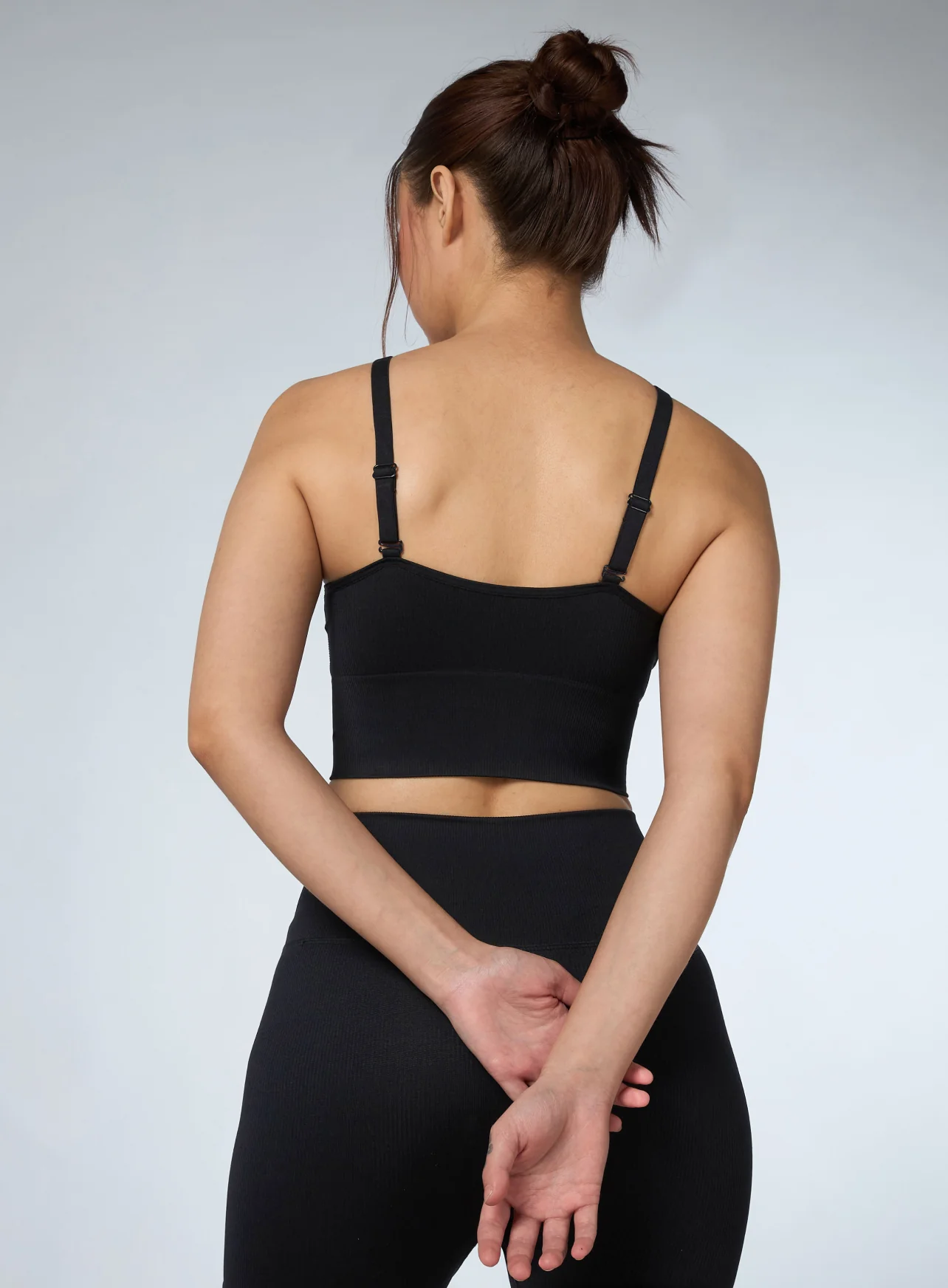 Women's Black Momentum Seamless Medium Support Bra - Image 6