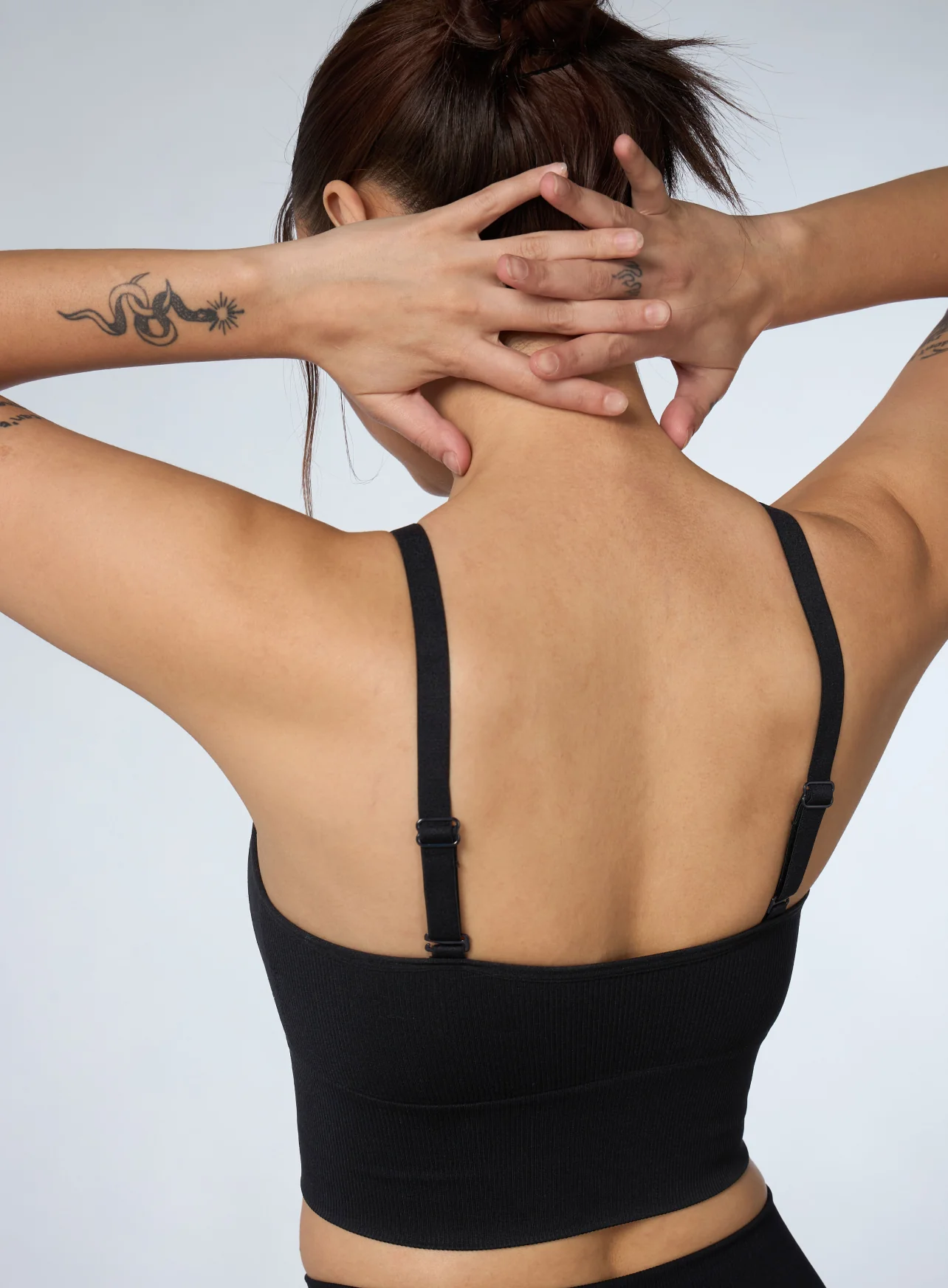Women's Black Momentum Seamless Medium Support Bra - Image 8