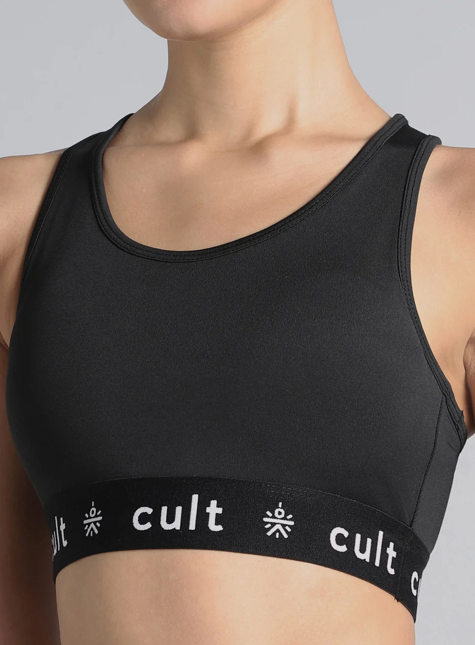 Women's Black Move Easy High Support Sports Bra - Image 7