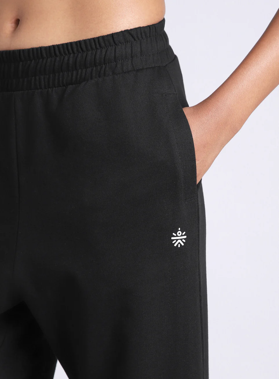 Women's Black Move Easy Trackpants - Image 8