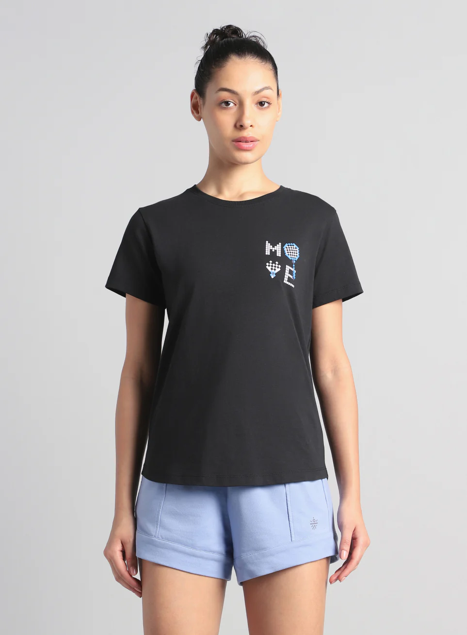 Women's Black Move Graphic T-shirt - Image 4
