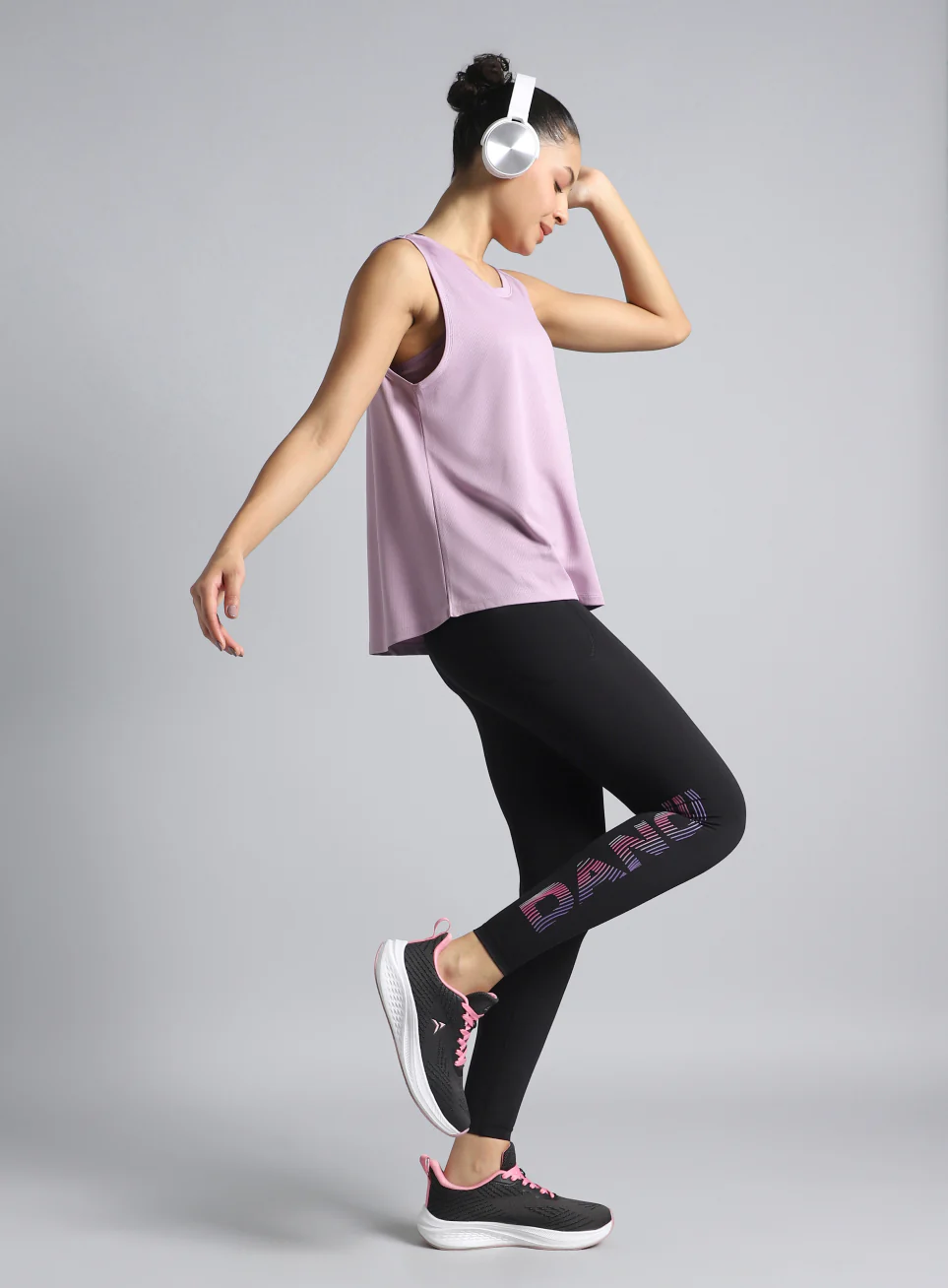 Women's Black Move It COMFlex Tights - Image 2