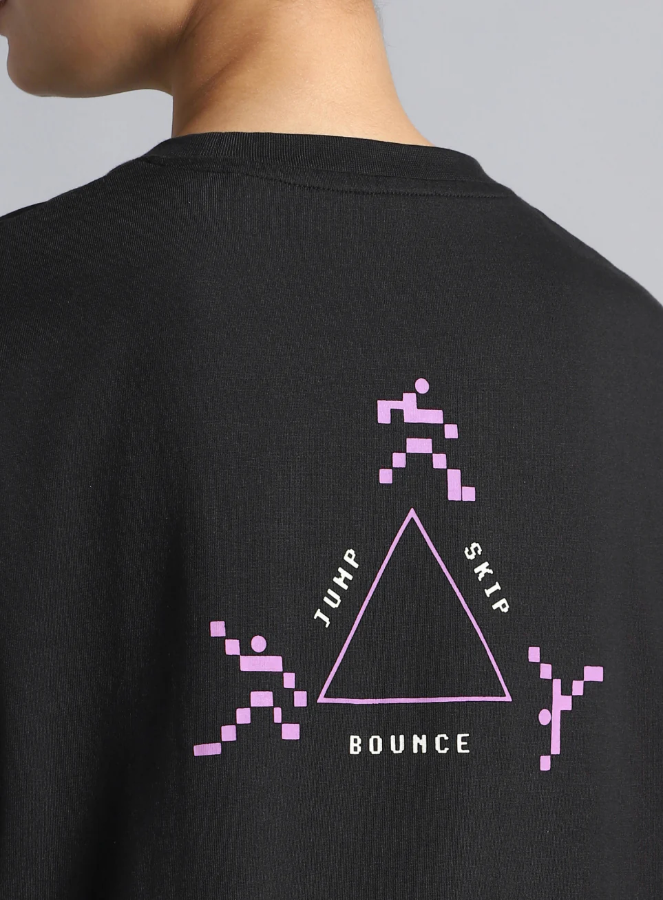 Women's Black Move Oversized T-shirt - Image 7