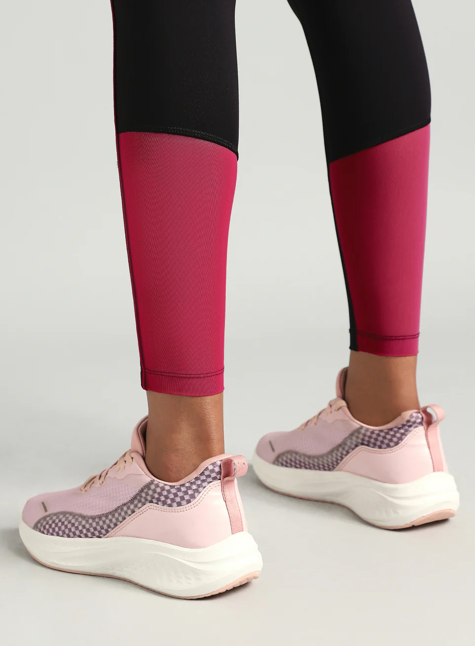 Women's Black Pace Up Running COMFlex Tights - Image 9