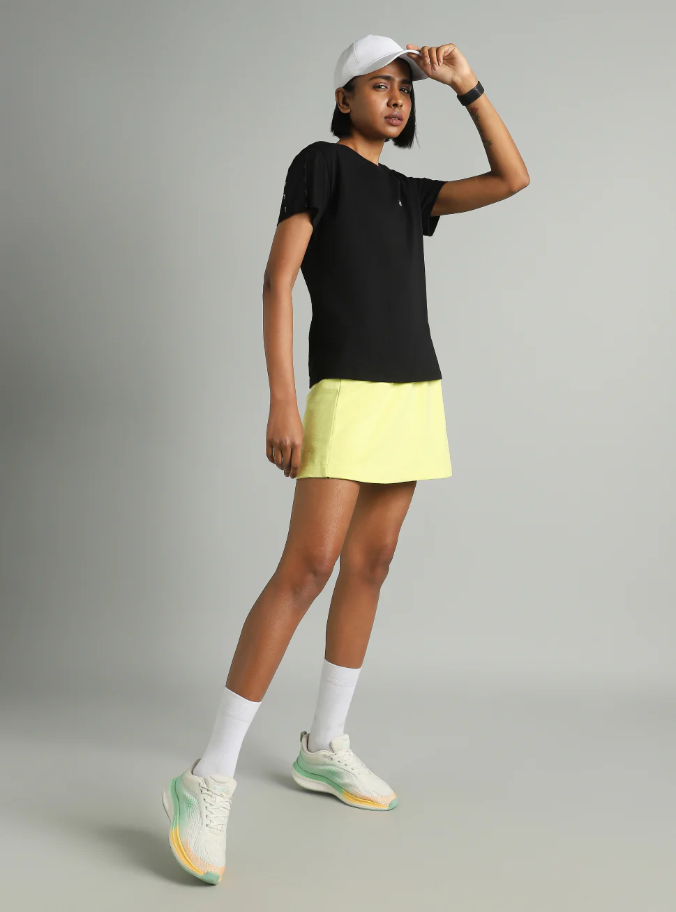 Women's Black Panel Play T-shirt - Image 3