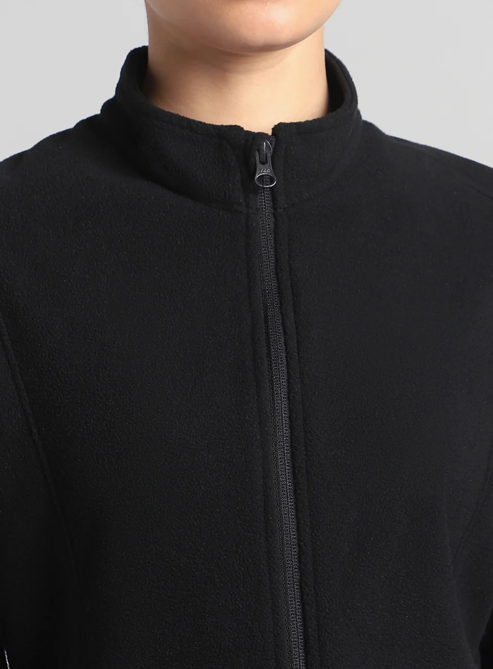 Women's Black Performance Pro Training Fleece Jacket - Image 7