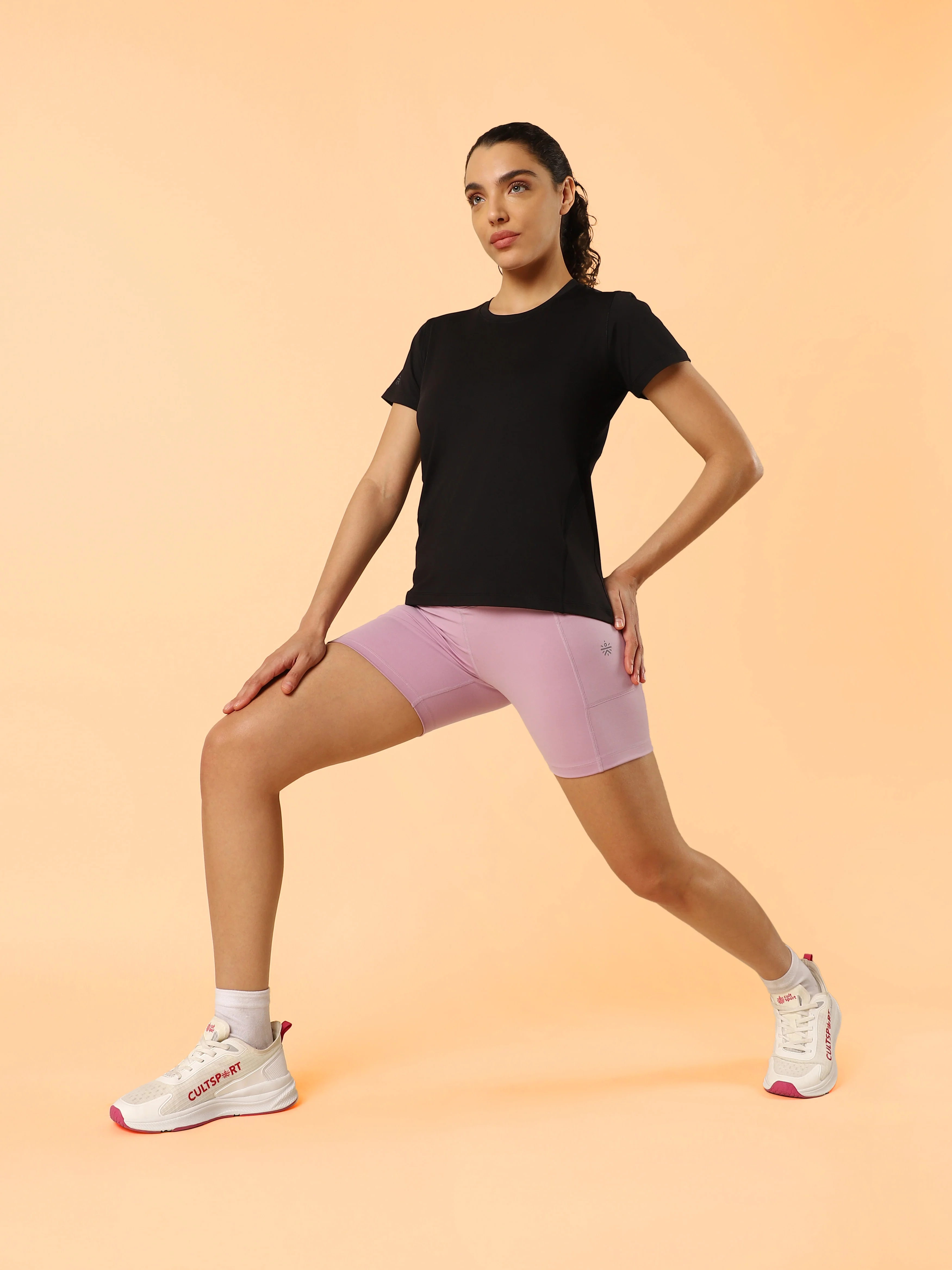 Women's Black Performance Pro Training T-shirt - Image 2