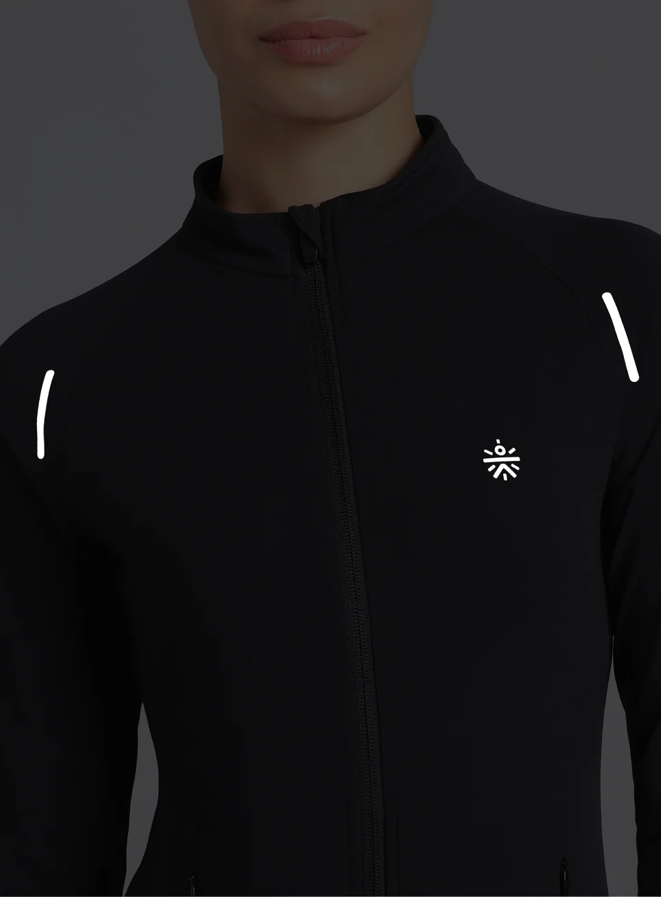 Women's Black Performance Training Essential COMFlex Jacket - Image 10