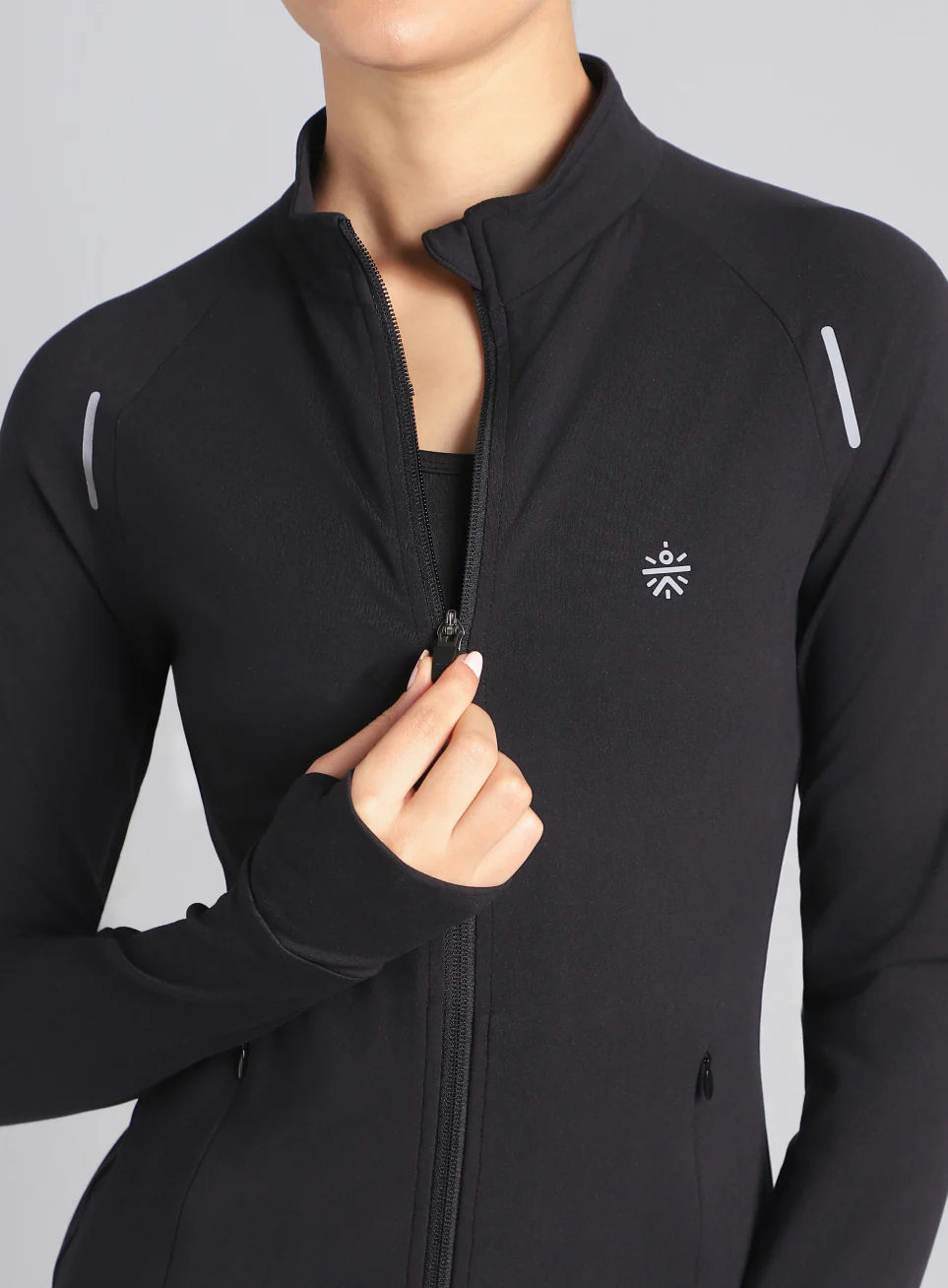Women's Black Performance Training Essential COMFlex Jacket - Image 7