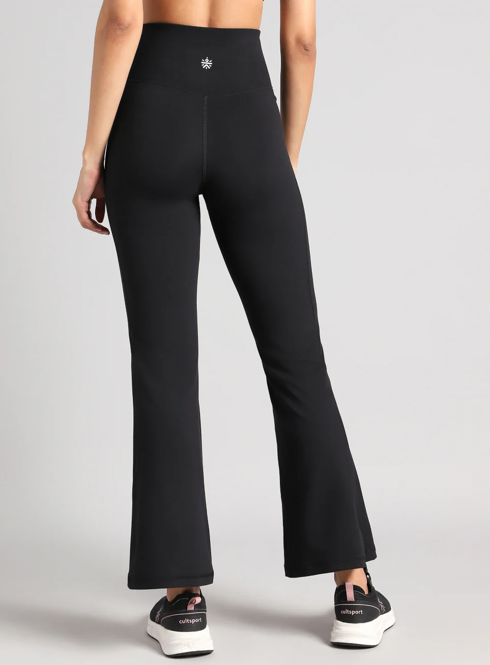 Women's Black Pilates COMFlex Flare Pants - Image 6