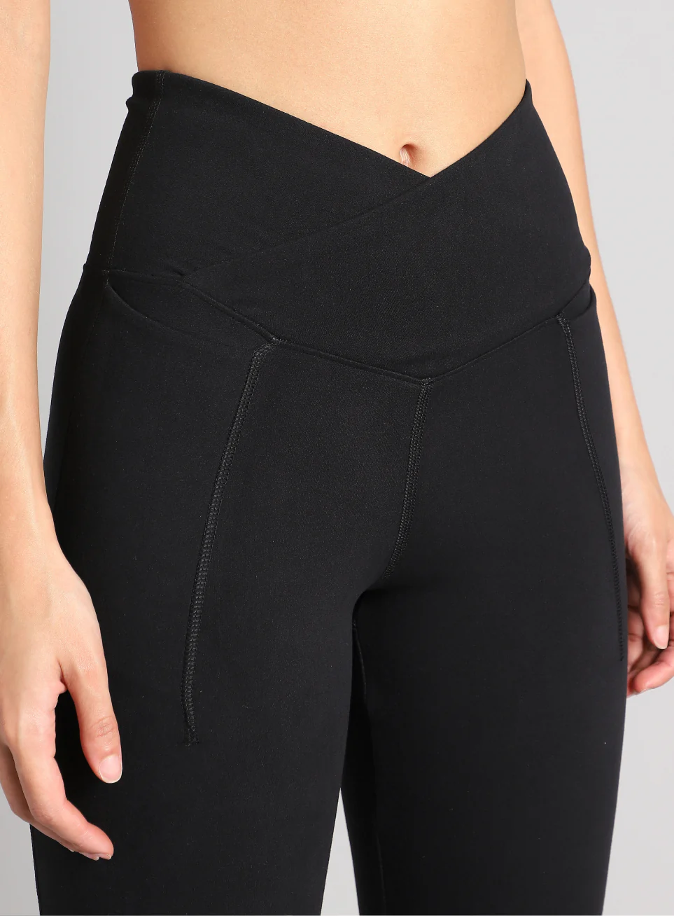 Women's Black Pilates COMFlex Flare Pants - Image 7