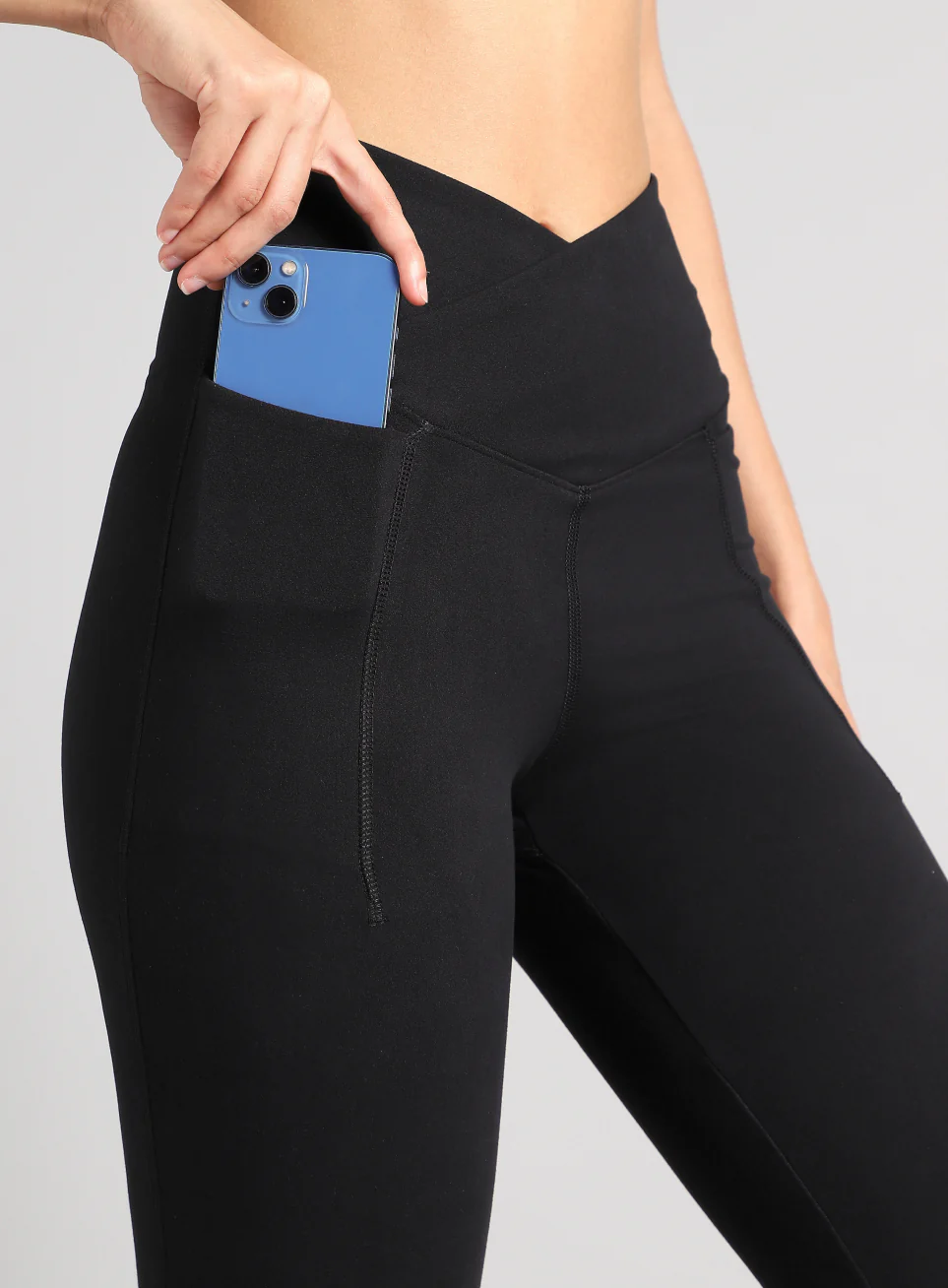 Women's Black Pilates COMFlex Flare Pants - Image 8