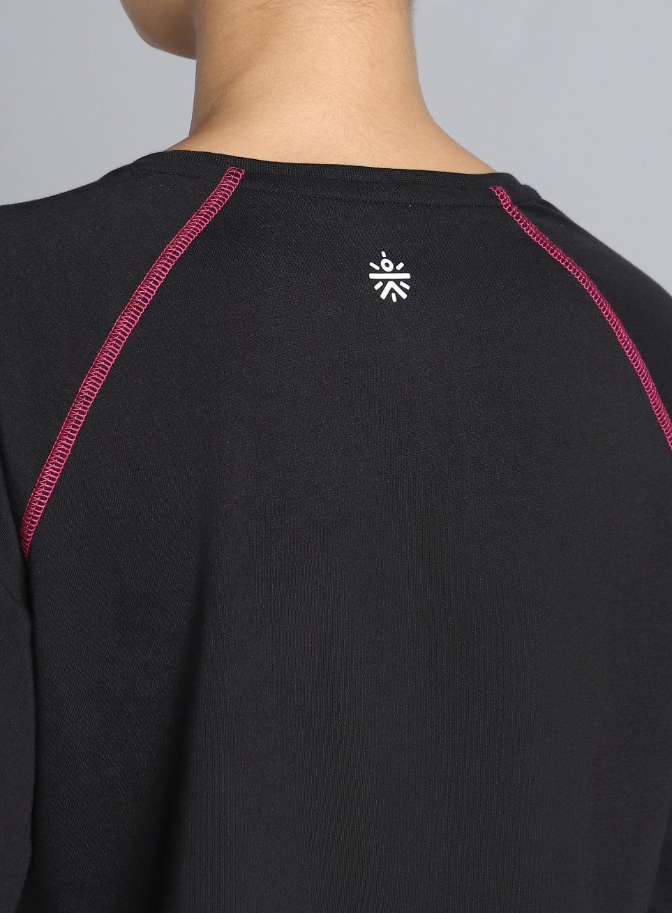 Women's Black Play Mode Full Sleeve T-shirt - Image 8
