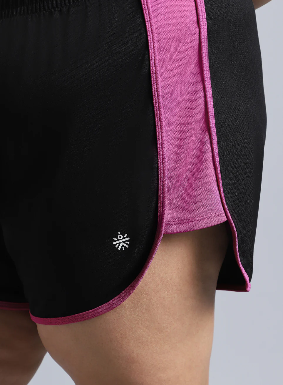 Women's Black Power Active Plus Size Shorts - Image 7