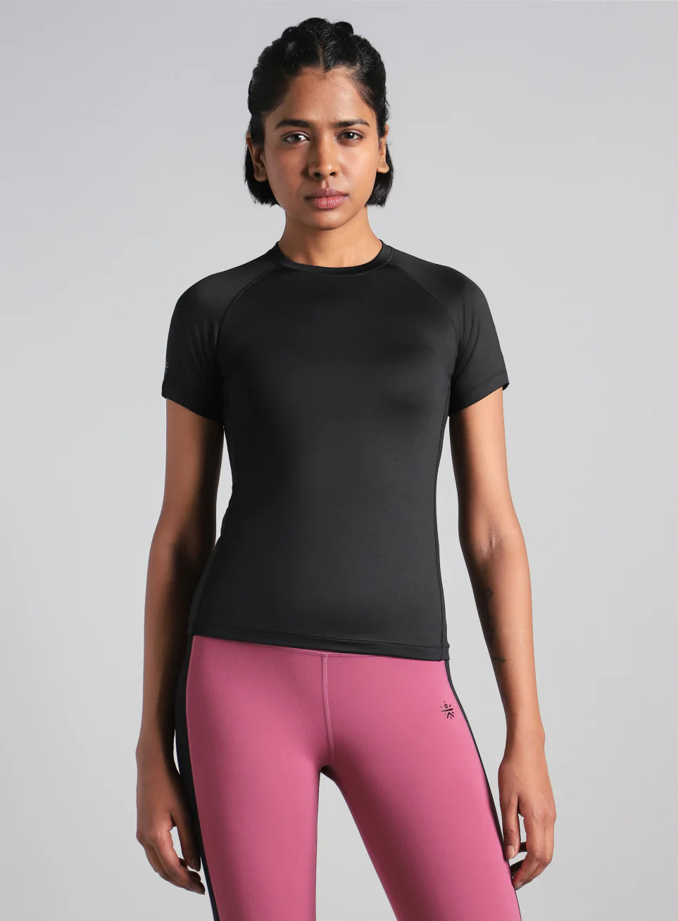 Women's Black Power Compression T-shirt - Image 4