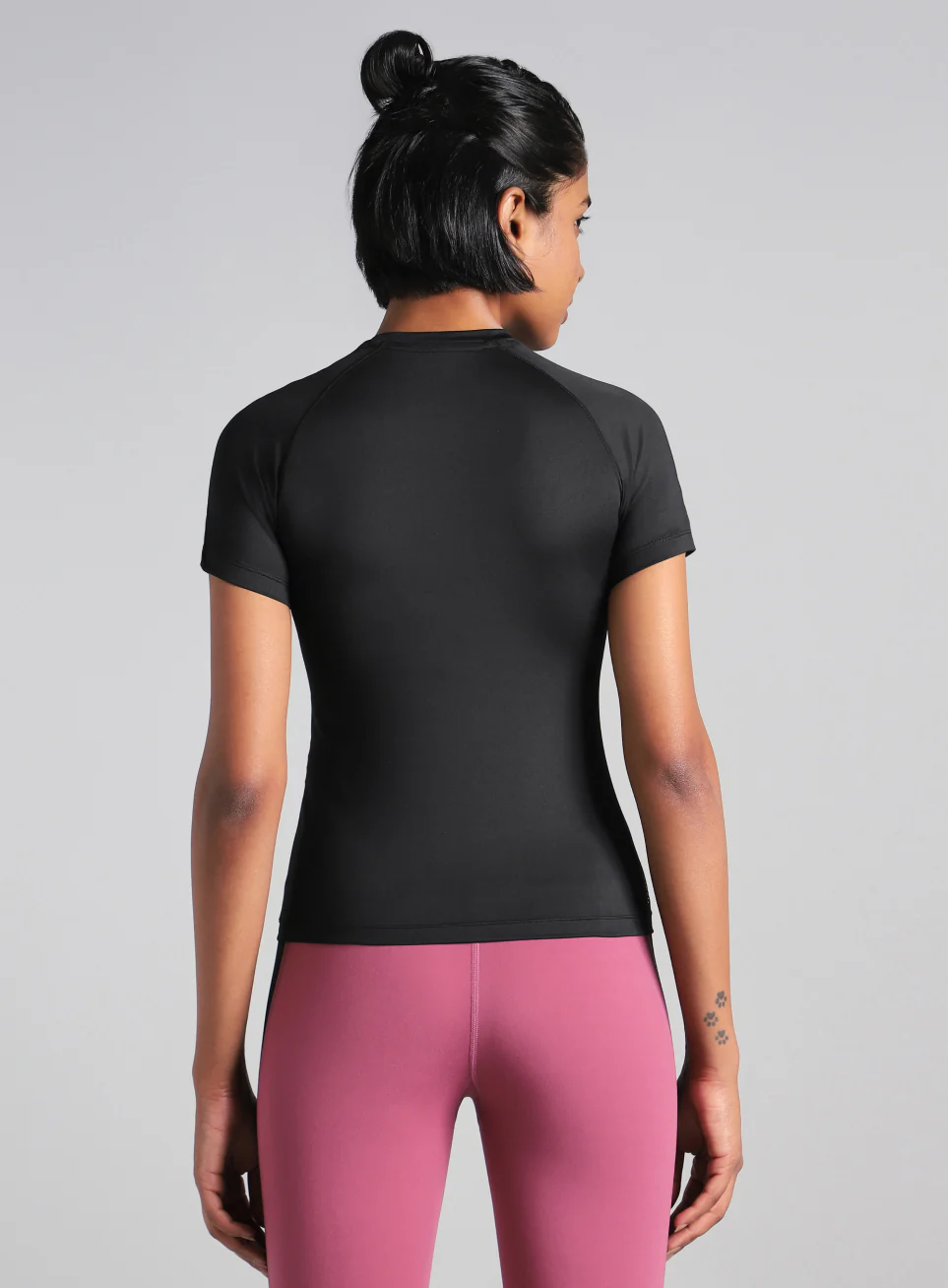 Women's Black Power Compression T-shirt - Image 6