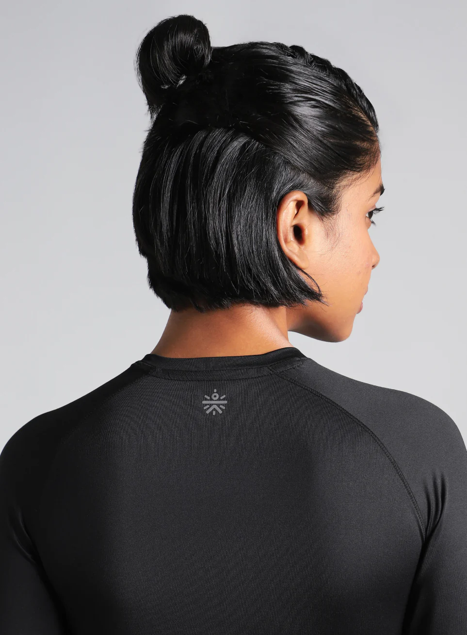 Women's Black Power Full Sleeve Compression T-shirt - Image 8