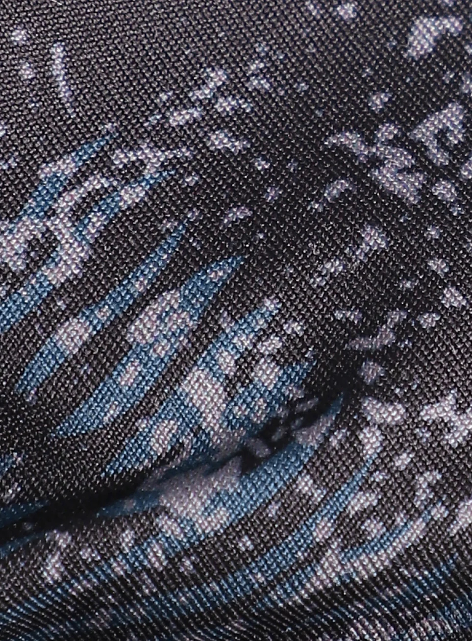 Women's Black Printed High Impact Training Bra - Image 9