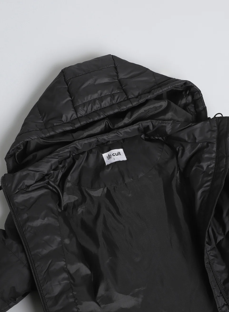 Women's Black Puffer Jacket - Image 13