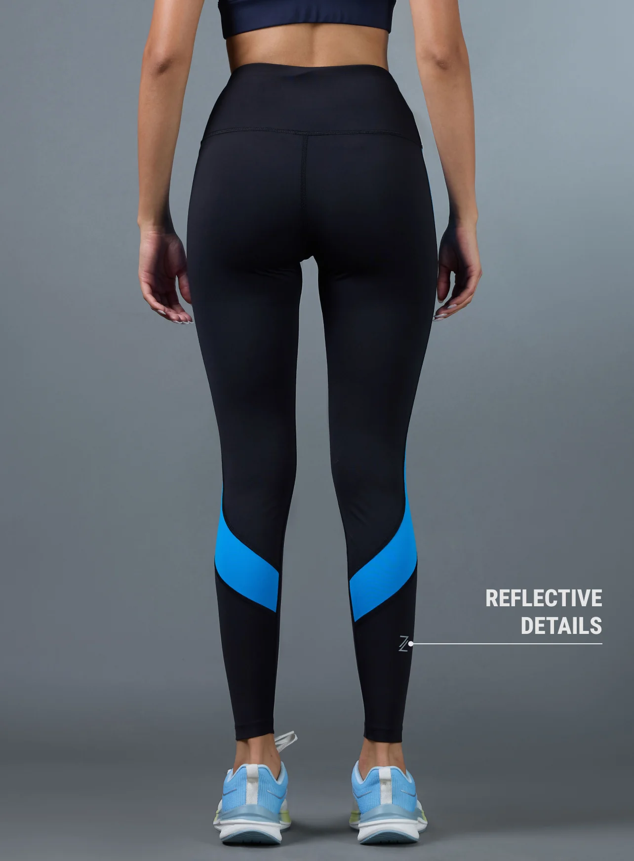 Women's Black Run Elevate Tights - Image 6