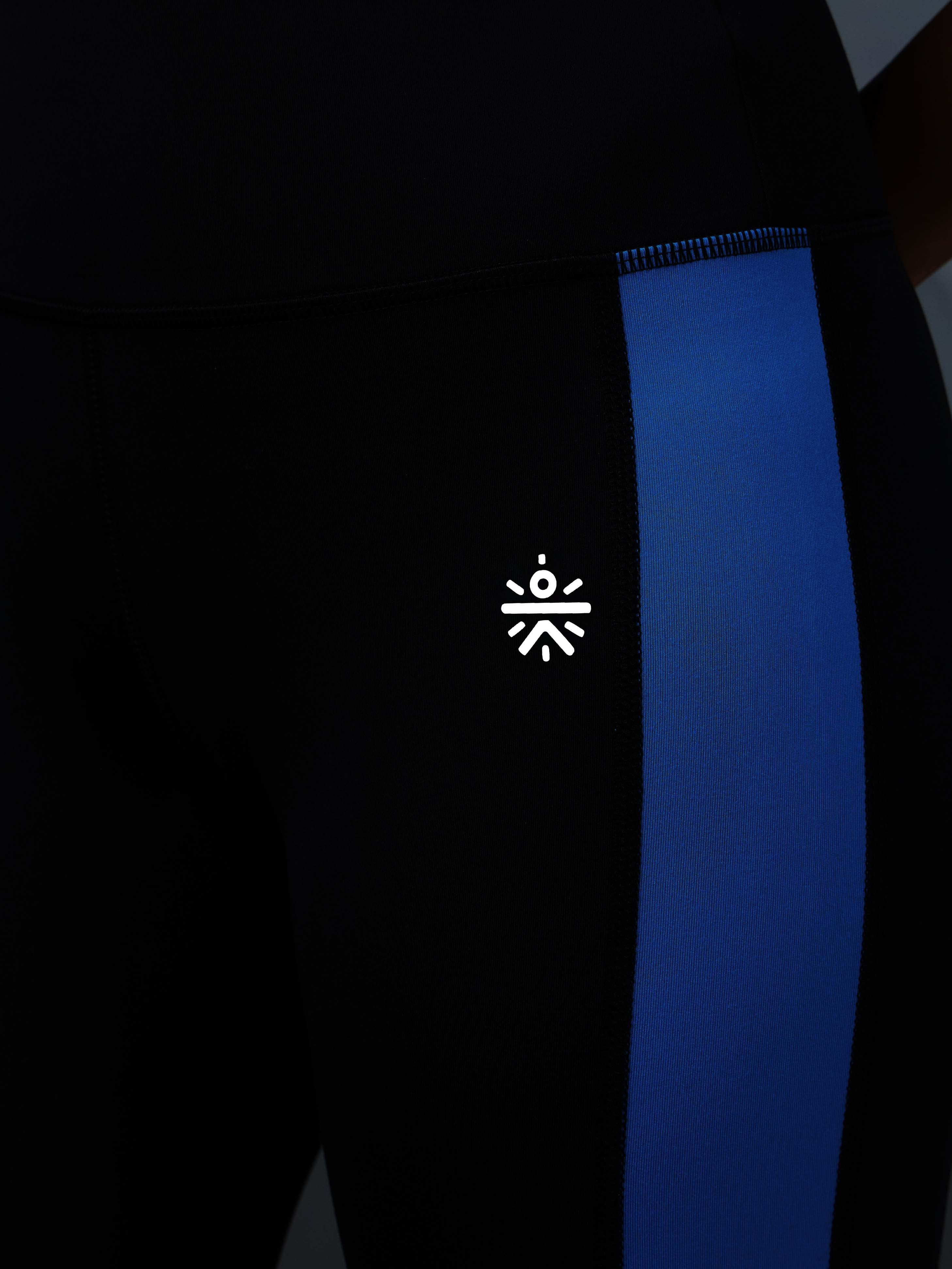 Women's Black Run Elevate Tights - Image 8