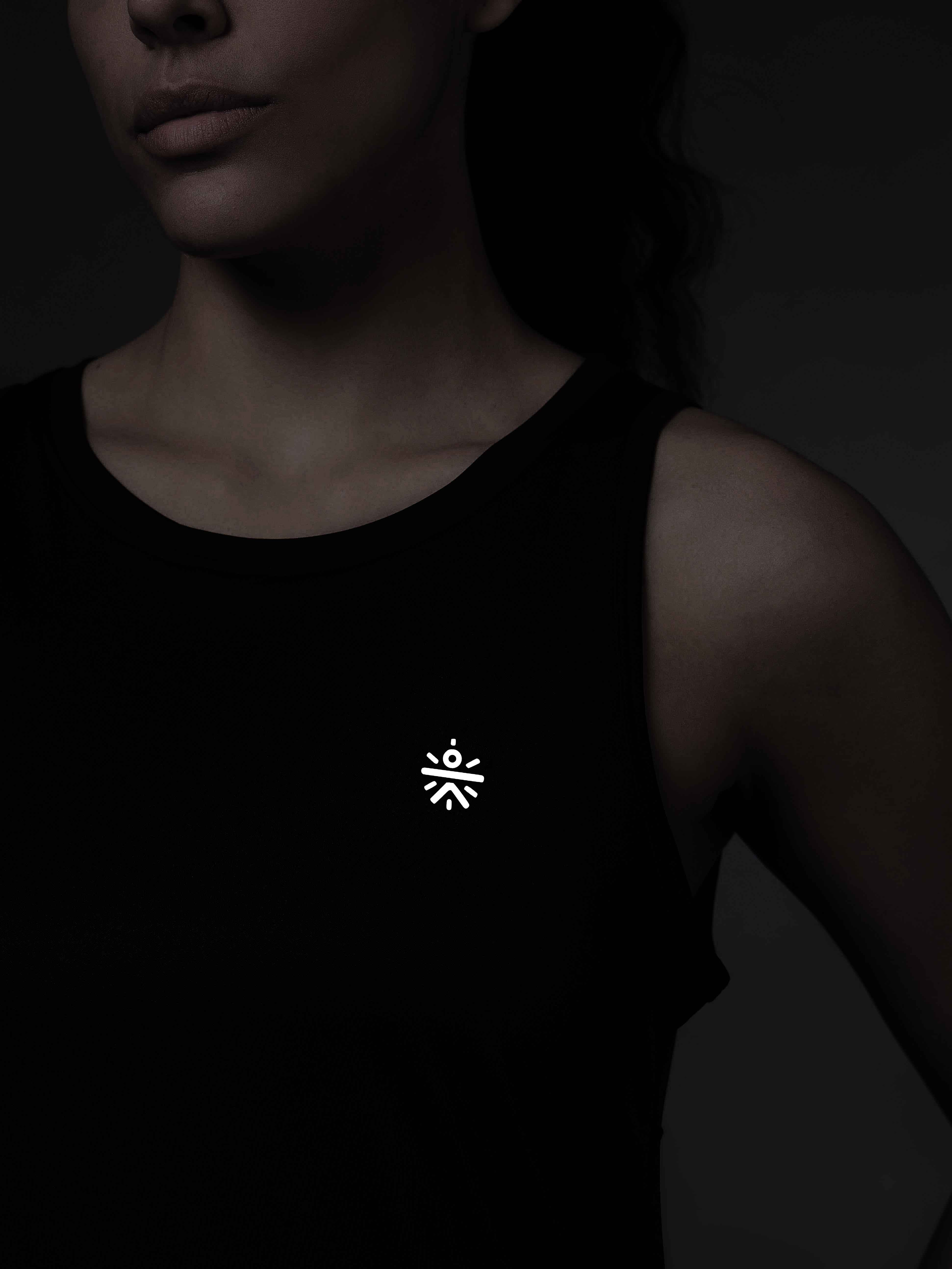 Women's Black Run Forward Tank - Image 8
