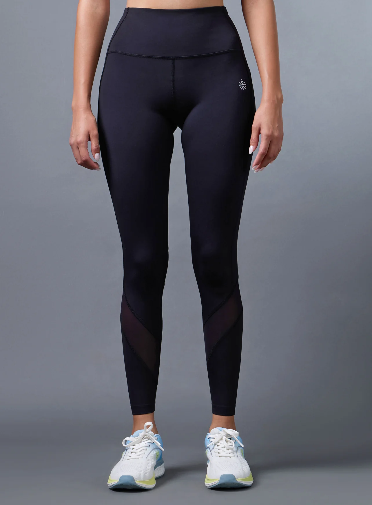 Women's Black Run Forward Tights - Image 4