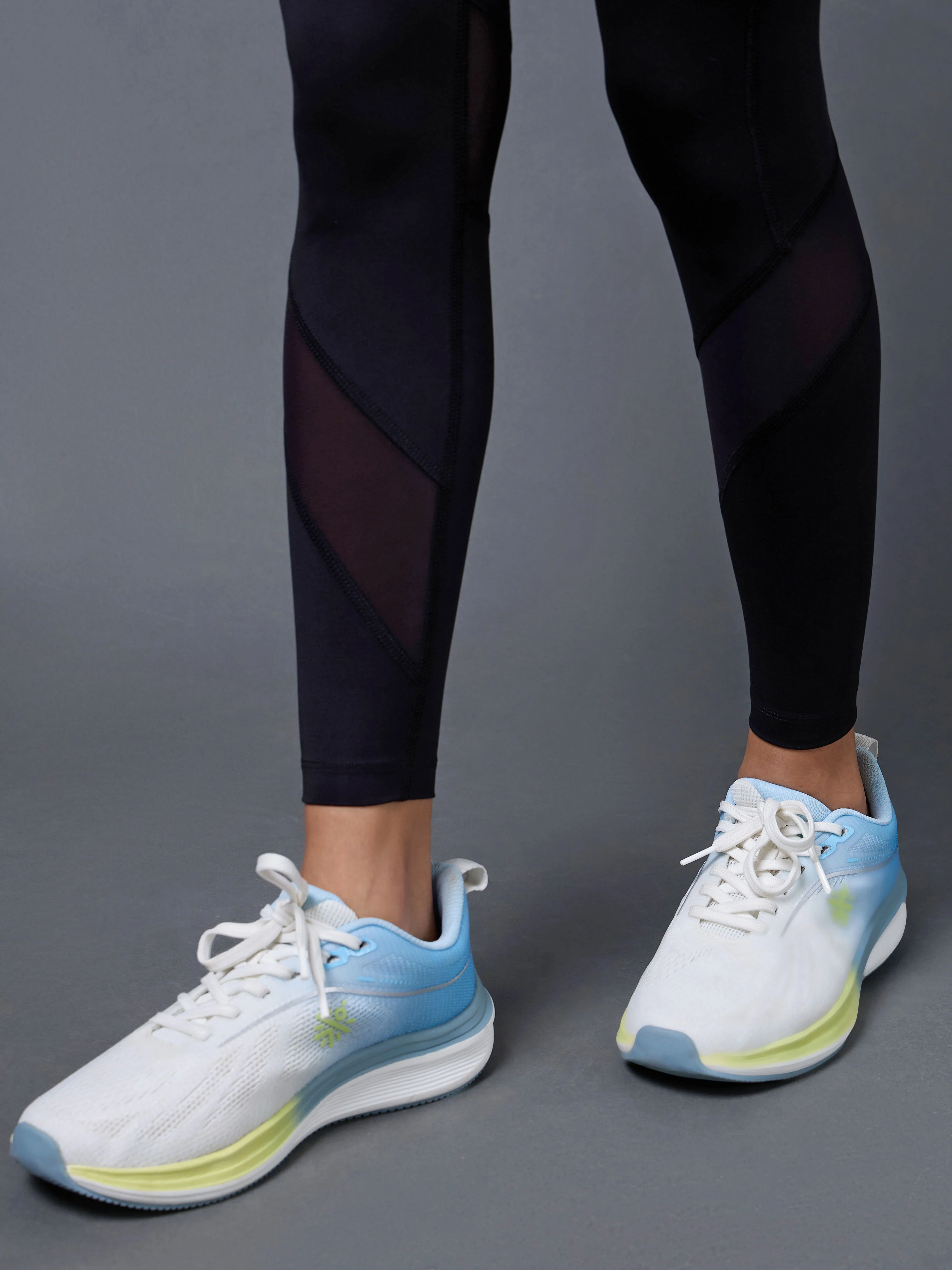 Women's Black Run Forward Tights - Image 8