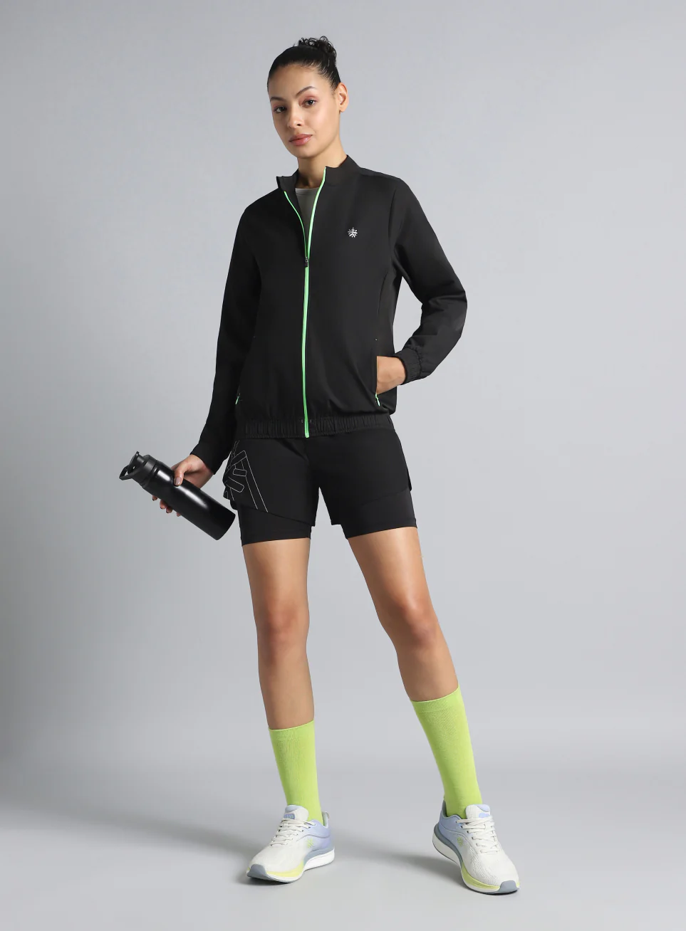 Women's Black Runner's Pro Lightweight Jacket - Image 3