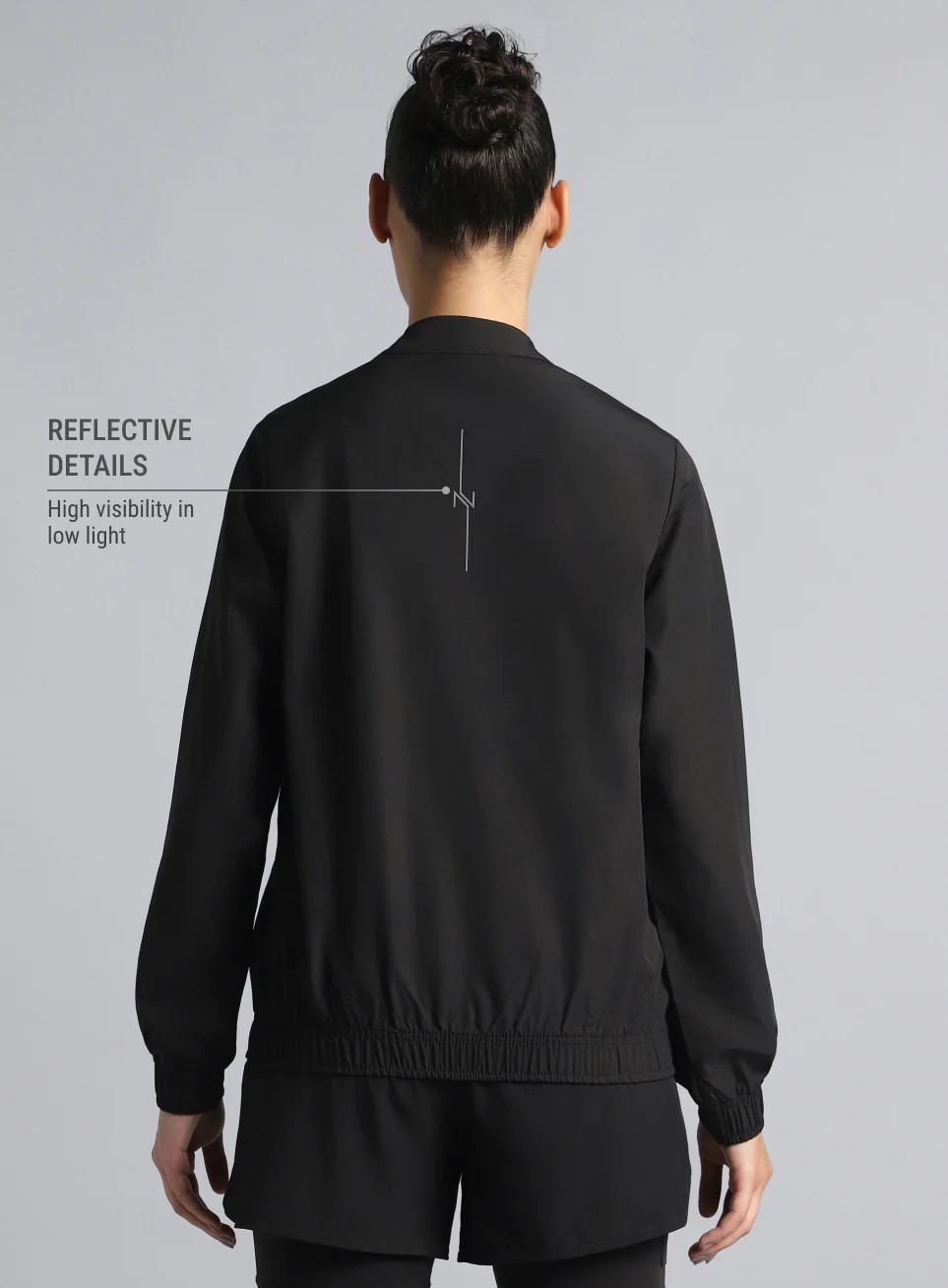 Women's Black Runner's Pro Lightweight Jacket - Image 6
